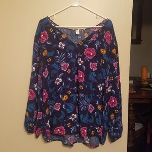 Old Navy floral blouse